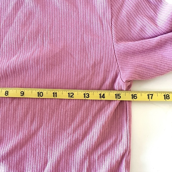 J. Crew ribbed mockneck shirt (SZ L) - Picture 7 of 7